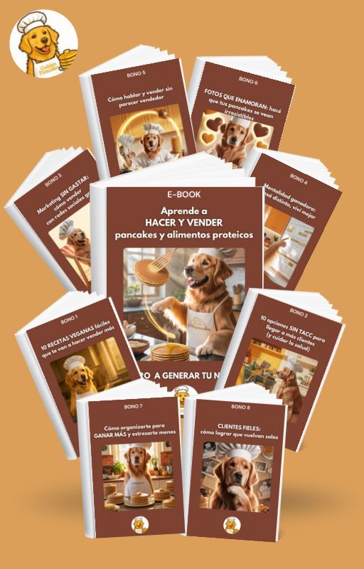 GOLDEN PANCAKES: Aprende a CREAR y VENDER pancakes y alimentos proteicos desde 0