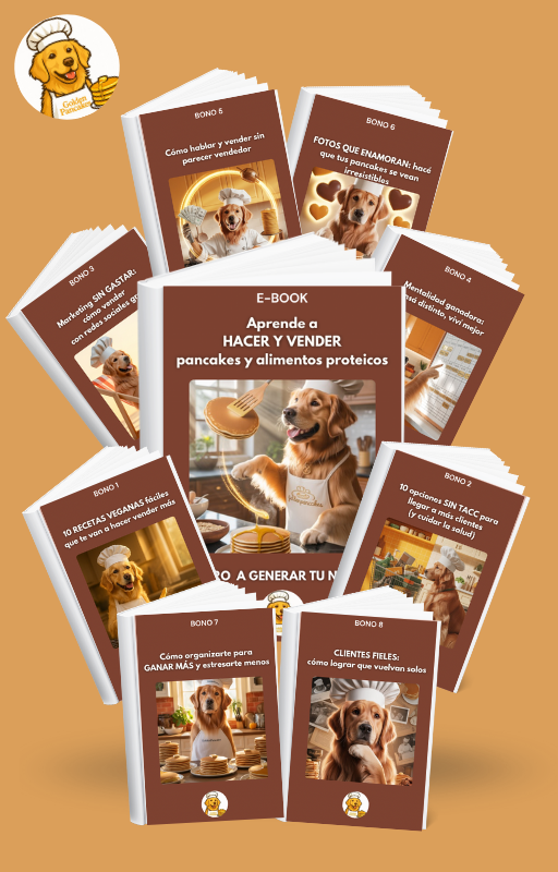 GOLDEN PANCAKES: Aprende a CREAR y VENDER pancakes y alimentos proteicos desde 0
